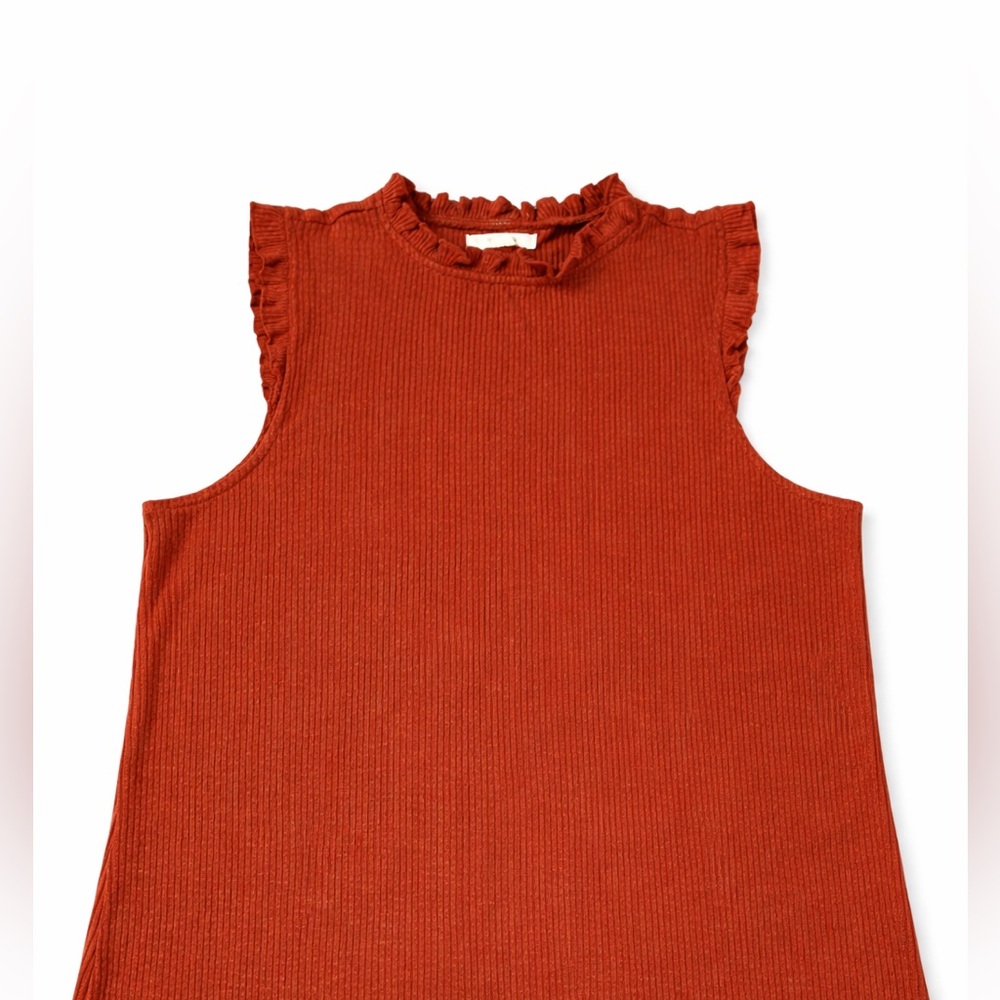Ribbed Knit Tank Top Classic Stretch Layering Essential